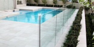 12mm in channel frame less glass pool fencing