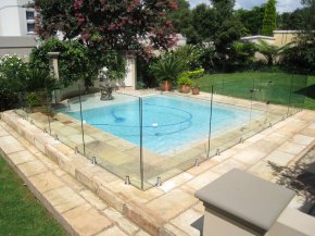 Glass fenced Pool