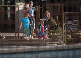 pool barrier, swimming pool safety, pool fence
