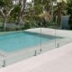 pool Glass fence