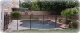 removable pool safety fences